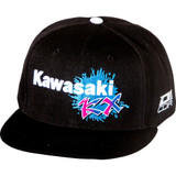 D'Cor Visuals Kawasaki Factory Hat - Black 70-147-1