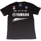 D'COR VISUALS 801262 D'Cor Visuals Yamaha Factory T-Shirt - Black - Medium 80-126-2