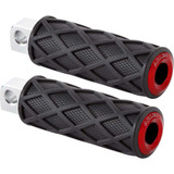 ARLEN NESS 400056 Diamond Footpegs - Driver - Red 400-056