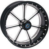 RSD 12047106DIEJBM Rsd Wheel - Diesel - Front - Dual Disc/With Abs - Black/Contrast Cut - 21X3.5 - '08+ Fld 12047106Diejbm