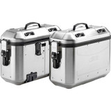 GIVI DLMK36APACK2 Dolomiti Monokey Side Cases - 36L - Silver Dlmk36Apack2