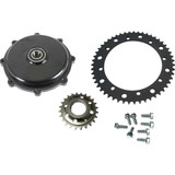 DRAG SPECIALTIES 1210-2665 Drag Specialties Conversion Sprocket Kit - Black - M8 Touring
