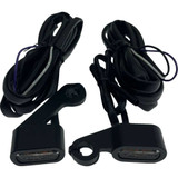 DRAG SPECIALTIES 2040-3059 Drag Specialties Marker Lights - Black - Smoke Lens - '04-'13 Xl