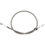 Drag Specialties Quick Connect Clutch Cable - Upper - 40" - Stainless Steel