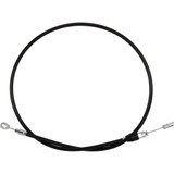 Drag Specialties Quick Connect Clutch Cable - Upper - 48" - Black/Chrome