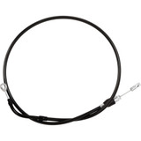 Drag Specialties Quick Connect Clutch Cable - Upper - Bent Tube - 47" - Black/Black