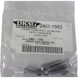 DRAG SPECIALTIES 2401-1563 Drag Specialties Screw Kit - Hand Control - Chrome