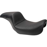 SLYFOX 4683Aslyfox Drifter Seat - Black Logo - Black Vinyl W/ Slipstop - Carbon Fiber - Dyna '96-'03 4683A-Slyfox