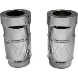 EDDIE TROTTA DESIGNS TCWT963 Eddie Trotta Designs Fork Slider Covers - Chrome - Platinum-Cut Tc-Wt963
