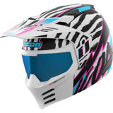 ICON 0104-3341 Elsinore Helmet - Rad Dawn - White - Large