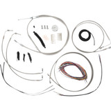 La Choppers Handlebar Cable/Brake Line Kit - Quick Connect - Complete - Mini Handlebars - Stainless La-8157Kt2-08 La Choppers Handlebar Cable/Brake Line Kit - Quick Connect - Complete - Mini Handlebars - Stainless La-8157Kt2-08