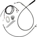 FAT BAGGERS INC. 119014 Ez Installation Kit - +6" - Flht, Flhx - Braided 119014