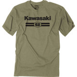 FACTORY EFFEX 2787124 Factory Effex Kawasaki Sixty Two T-Shirt - Heather Olive - Large 27-87124