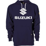 FACTORY EFFEX 2688402 Factory Effex Suzuki Vertical Pullover Hoodie - Navy - Medium 26-88402