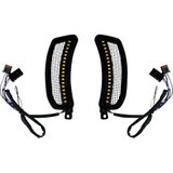 CUSTOM DYNAMICS CDLRSTVENTB Fairing Vent Light - Amber/White Cd-Lrst-Vent-B