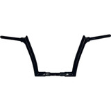 FAT BAGGERS INC. 816012B Fat Baggers Inc. 1-1/2" Ez Install Pointed Top Handlebar - 12" - Black 816012-B