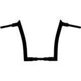 FAT BAGGERS INC. 818014B Fat Baggers Inc. 1-1/2" Ez Install Pointed Top Handlebar - 14" - Black 818014-B