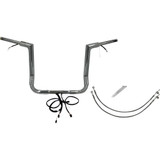 Fat Baggers Inc. Handlebar Kit - Flat Top - 14" - Chrome 601214