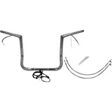 FAT BAGGERS INC. 702214 Fat Baggers Inc. Handlebar Kit - Flat Top - 14" - Chrome 702214