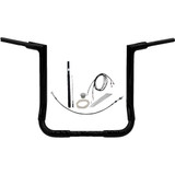 FAT BAGGERS INC. 619016B Fat Baggers Inc. Handlebar Kit - Flat Top - 16" - Black 619016-B