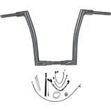 FAT BAGGERS INC. 619616 Fat Baggers Inc. Handlebar Kit - Flat Top - 16" - Chrome 619616