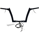 FAT BAGGERS INC. 801312B Fat Baggers Inc. Handlebar Kit - Pointed Top - 12" - Black 801312-B