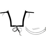 FAT BAGGERS INC. 802314B Fat Baggers Inc. Handlebar Kit - Pointed Top - 14" - Black 802314-B