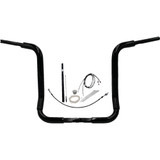 Fat Baggers Inc. Handlebar Kit - Rounded Top - 16" - Black 819416-B