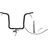 Fat Baggers Inc. Handlebar Kit - Rounded Top - 16" - Black 912516-B