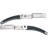 Drag Specialties Rear Fender Strut - Stock-Style - Chrome/Black