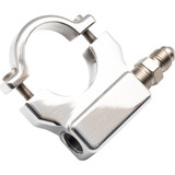 Feuling Oil Pump Corp. Oil Pressure Gauge Mount - 1.25" - Chrome 9056