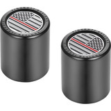 Figurati Designs Docking Hardware Covers - American Flag - Contrast Cut - Black Fd75-Dc-2730-Bk