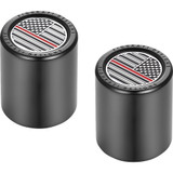 Figurati Designs Docking Hardware Covers - American Flag - Red Line - Short - Black Fd75-Dc-2530-Bk