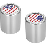 Figurati Designs Docking Hardware Covers - American Flag - Stainless Steel Fd20-Dc-2730-Ss