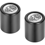 Figurati Designs Docking Hardware Covers - American Flag Skull - Contrast Cut - Black Fd27-Dc-2730-Bk