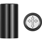 FIGURATI DESIGNS FD41DC2545BK Figurati Designs Docking Hardware Covers - Cross - Long - Black Fd41-Dc-2545-Bk
