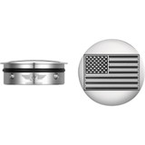 Figurati Designs Swing Arm Covers - Contrast Cut - Silver Fd26R-Af-Cc-Ss