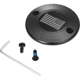 Figurati Designs Timing Cover - 2 Hole - American Flag - Contrast Cut - Black Fd26R-Tc-2H-Blk