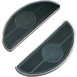 DRAG SPECIALTIES DS-254400 Drag Specialties Floorboards - Half-Moon - Fl