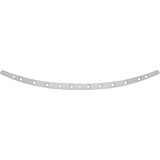 MEMPHIS SHADES MEM0976 Memphis Shades Windshield Trim - Polished - Holes - Flh Mem0976