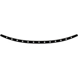 Memphis Shades Windshield Trim - Black - Dish - '96-'13 Flh Meb0943 Memphis Shades Windshield Trim - Black - Dish - '96-'13 Flh Meb0943