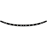 Memphis Shades Windshield Trim - Black - Holes - '96-'13 Flh Meb0947 Memphis Shades Windshield Trim - Black - Holes - '96-'13 Flh Meb0947