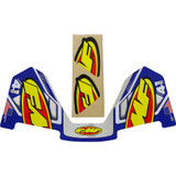 Fmf Exhaust Replacement Decal - Colorways 4.1 Blue 014849