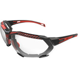 Forceflex Ff4 Sunglasses - Foam - Black/Red - Clear Ff4-01044-041