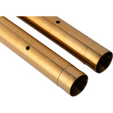 CUSTOM CYCLE ENGINEERING 710132 Fork Tubes - 47 Mm - 20.88" - Gold 710132