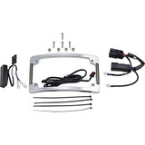 CUSTOM DYNAMICS TF06BCMC Custom Dynamics Curved License Plate Frame - Chrome Tf06-Bcm-C