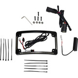 CUSTOM DYNAMICS TF05BCM4B Custom Dynamics All In One License Plate Frame - Black Tf05-Bcm4-B