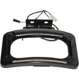 CUSTOM DYNAMICS CDLPINDB Custom Dynamics Dual-Led License Place Frame - Indian - Black Cd-Lp-Ind-B
