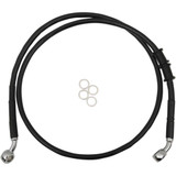 DRAG SPECIALTIES 1741-5407 Drag Specialties Brake Line - Front - +8" - Black - Xl