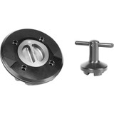 GILLES TOOLING FCAP04B Fuel Filler Cap - Black - Kawasaki Fcap-04-B